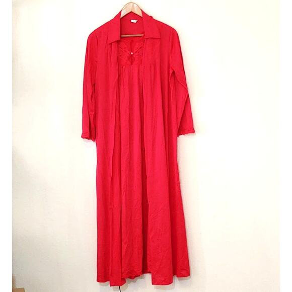 Texsheen Intimates Sleepwear Vintage Texsheen Lingerie Nylon Nightgown And Robe Set Poshmark